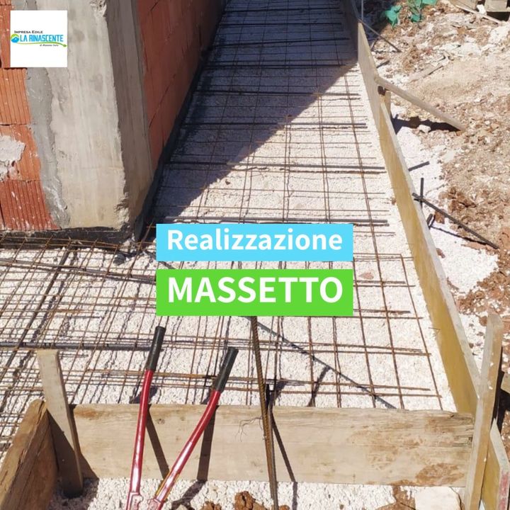 🟦Work in progress 👉🏻 Realizzazione #massetto⠀