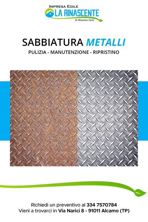 Sabbiatura #metalli 👉Pulizia, manutenzione e ripristino👷‍♂️ #alluminio, #ferro, #acciaio⠀