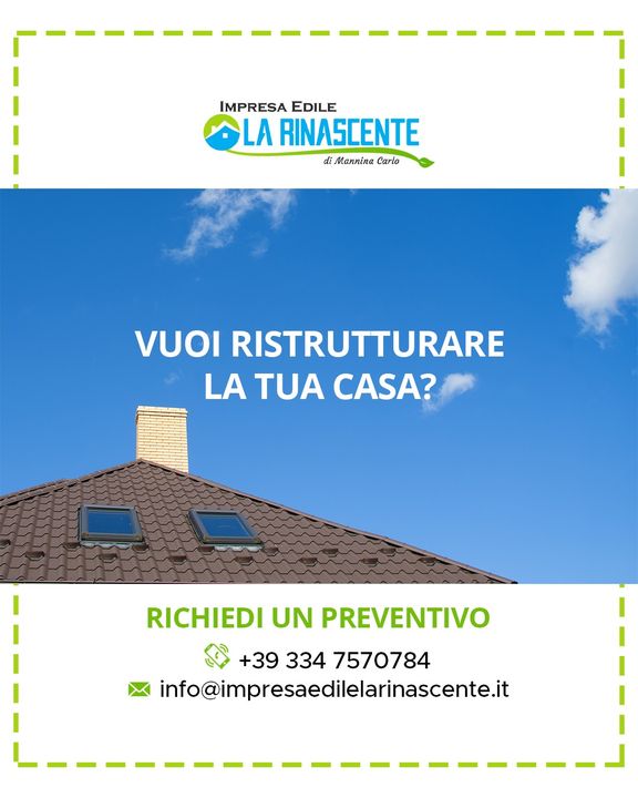 Vuoi ristrutturare la tua casa?🏠👉Programma la ristrutturazione, richiedi una consulenza ed un preventivo, ti aiuteremo a trovare la soluzione migliore per te!⠀