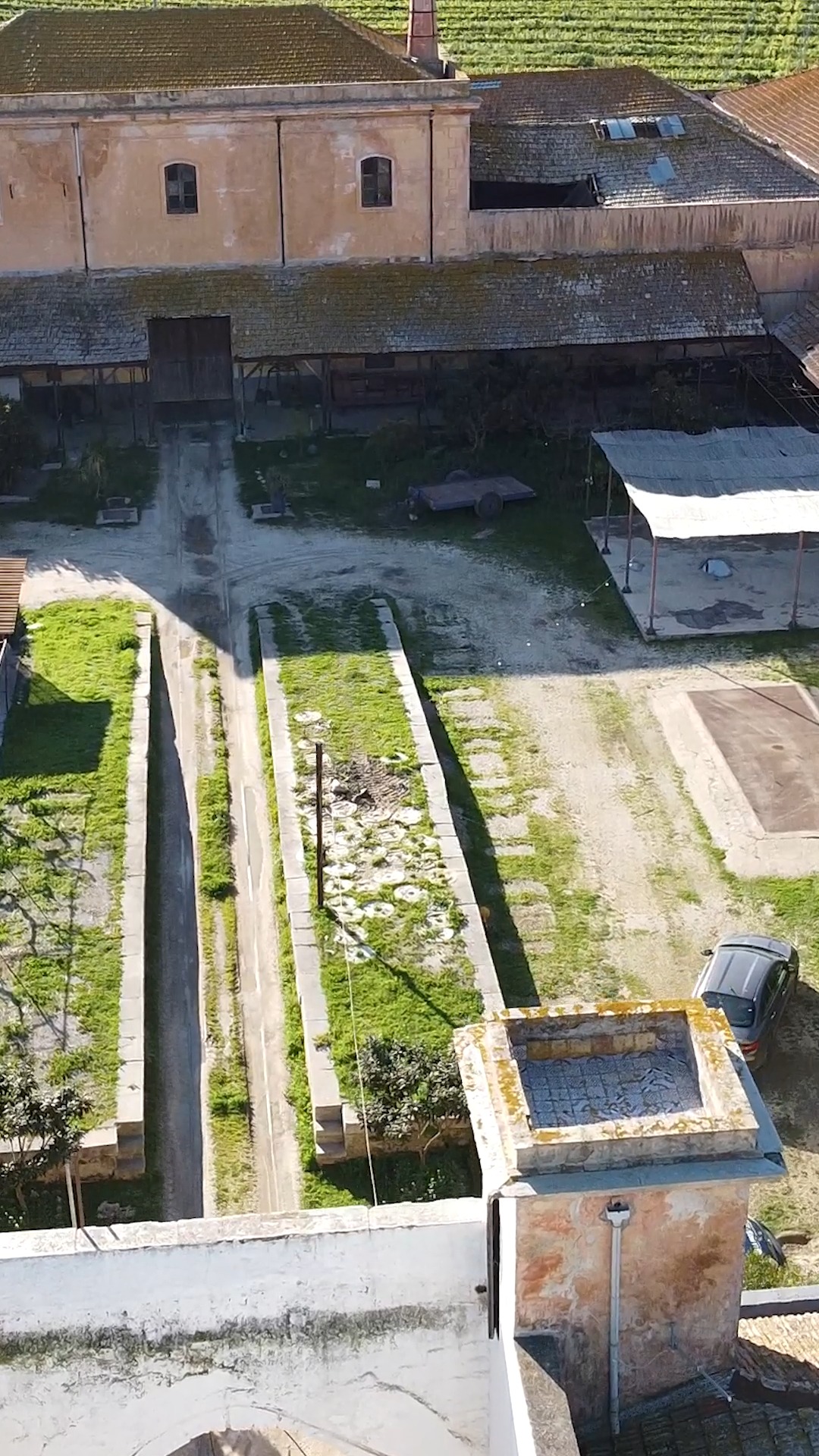 🏛️ ✨ Lavori in corso al Baglio Florio ad Alcamo