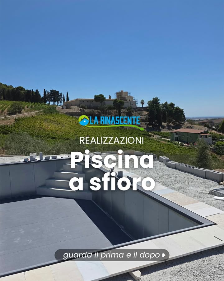 Una piscina a sfioro, dalla realizzazione al risultato finale 💧
In